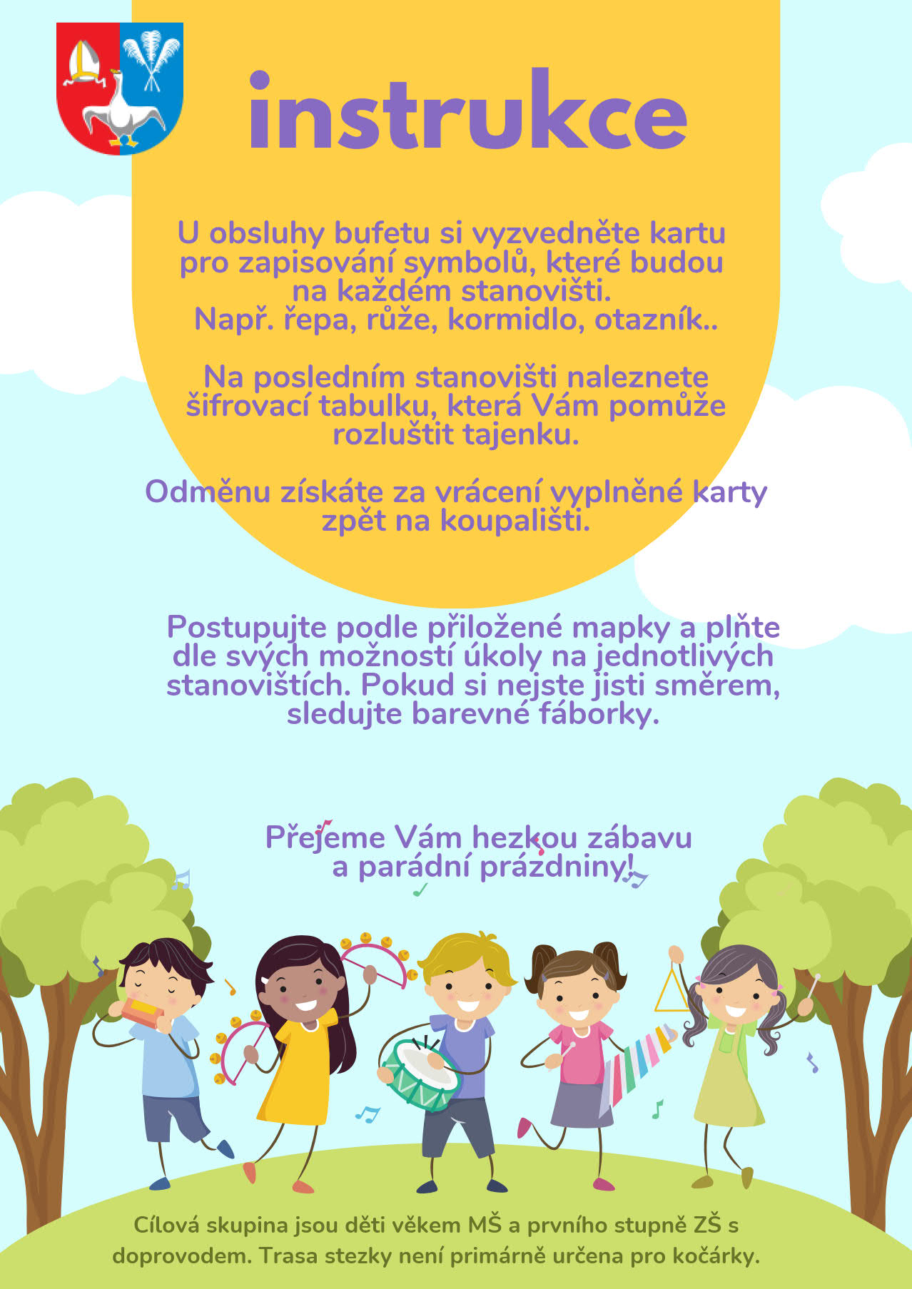 Pozvánka na pohádkovou stezku pro děti od 1.7. do 19.7.2026 